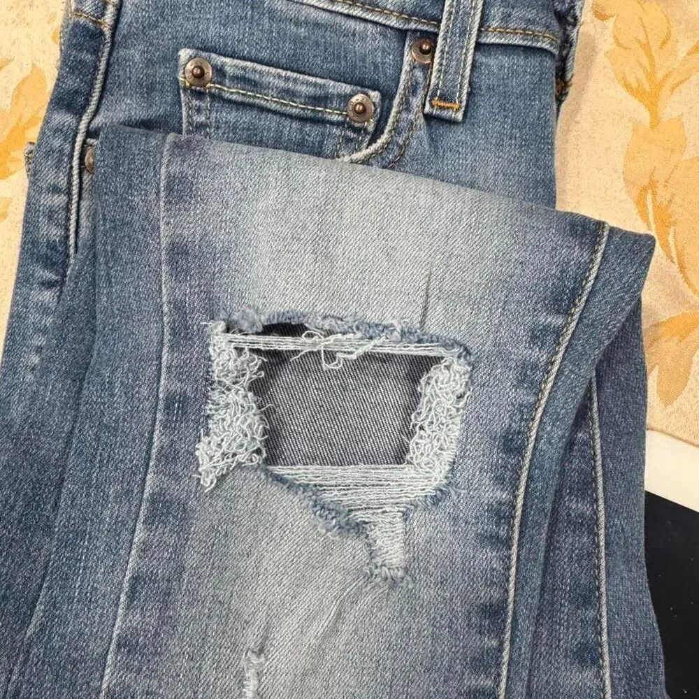 Levi-s Men's Blue and Navy Jeans